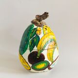 Vintage coconut ice bucket