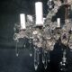 Old chandelier with 10-branch tassels