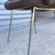 Fauteuil conférence en tweed 1970