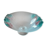 Grand  saladier  sur pied  cristal