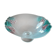Large salad bowl on crystal foot