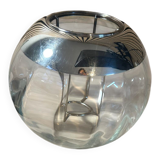 Crystal and silver-plated metal champagne bucket