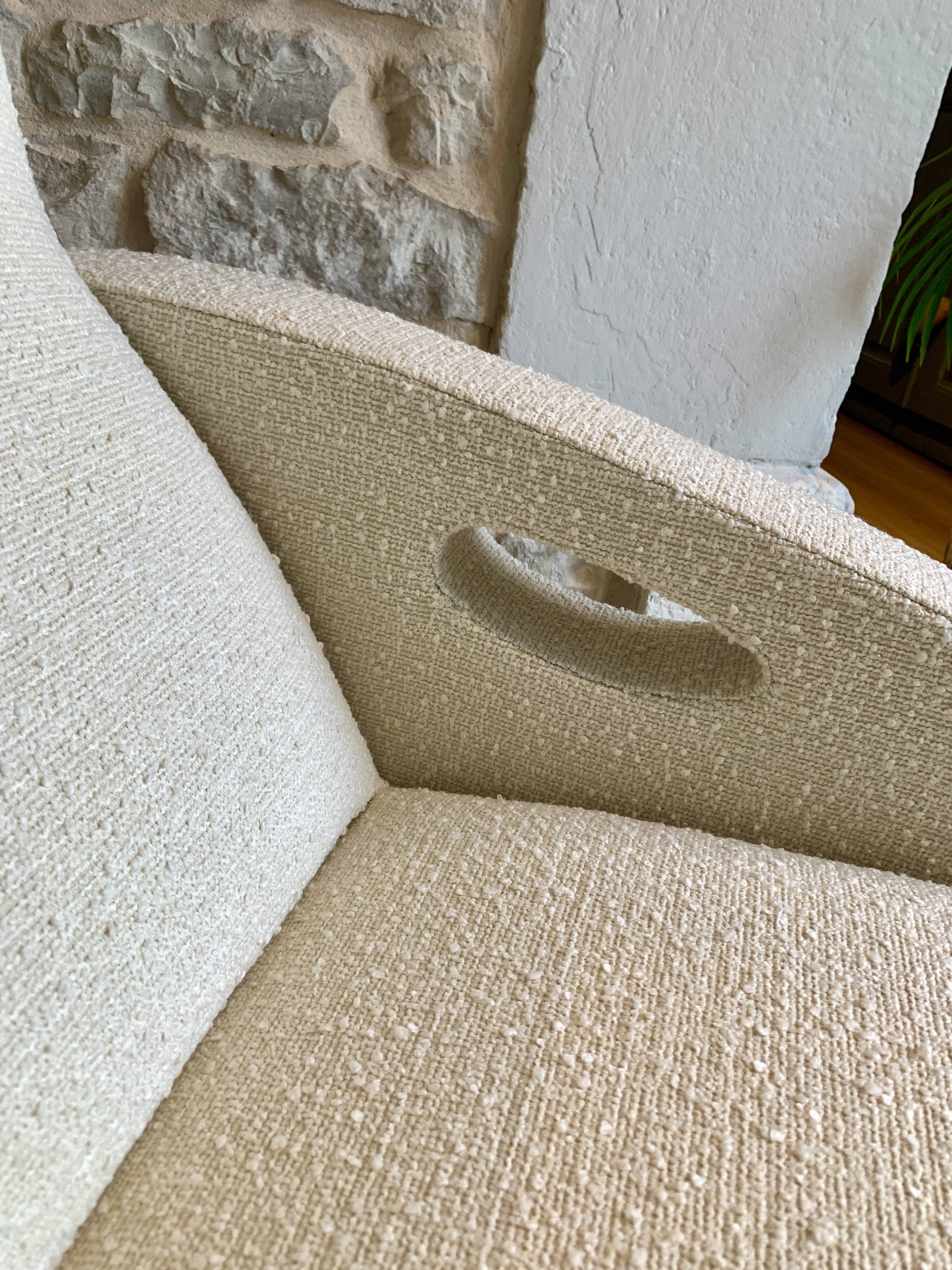 Armchair François Letourneur fully restored