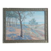 Seascape on canvas signed 1911