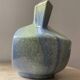 Art Deco vase in glazed ceramic