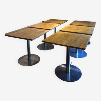 Solid wood bistro table set