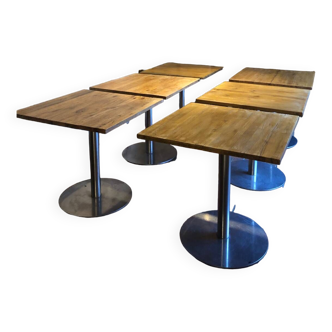 Solid wood bistro table set