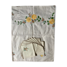 Old embroidered tablecloth and napkins