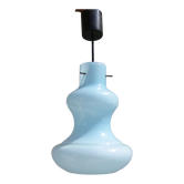 Suspension en opaline bleu turquoise