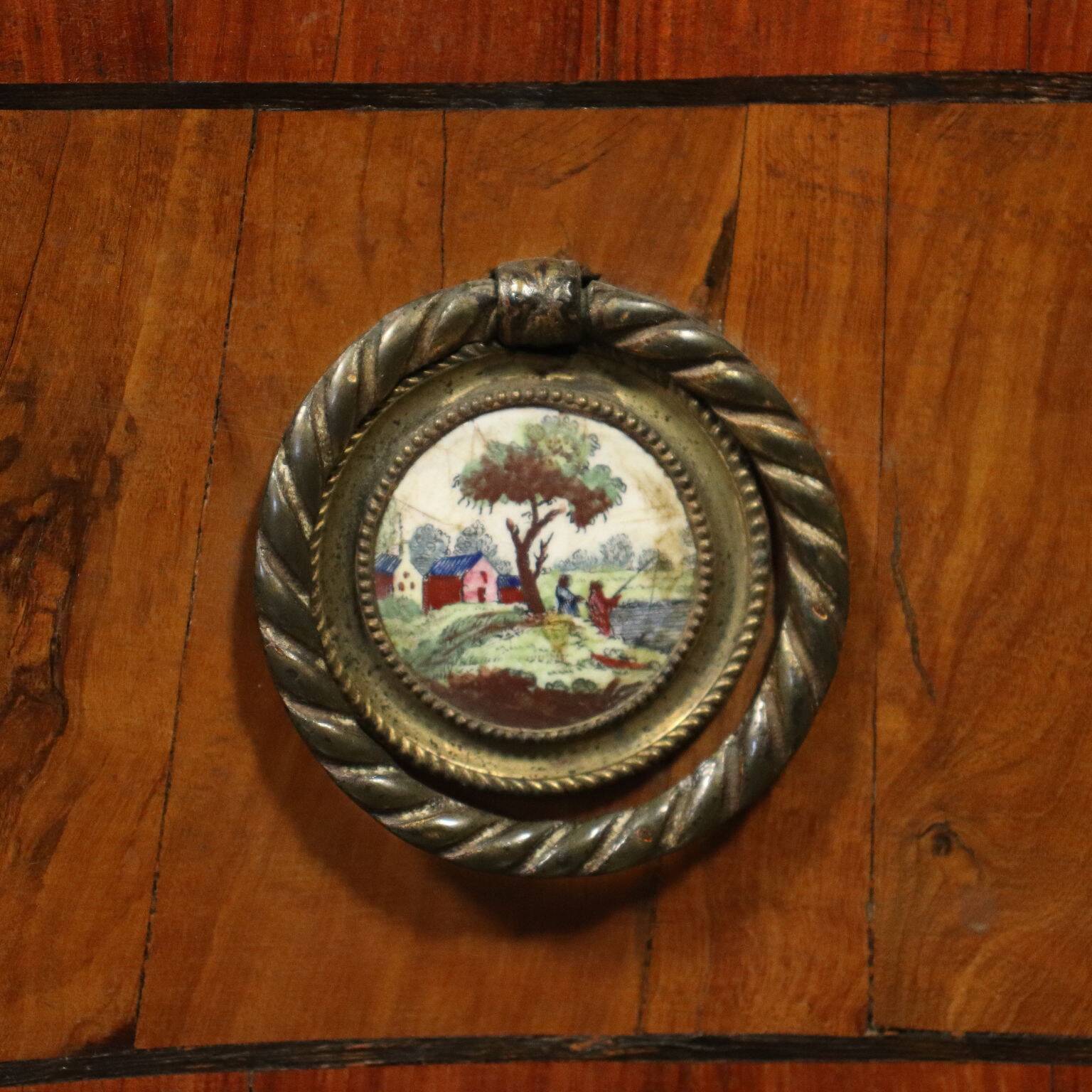 Tuscany baroque secretary with a drop-down front, Italy, 18th century