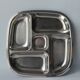 Plat assiette plateau inox vintage