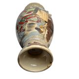 Japan, Satsuma vase with richly decorated handles, signed, early 20th century