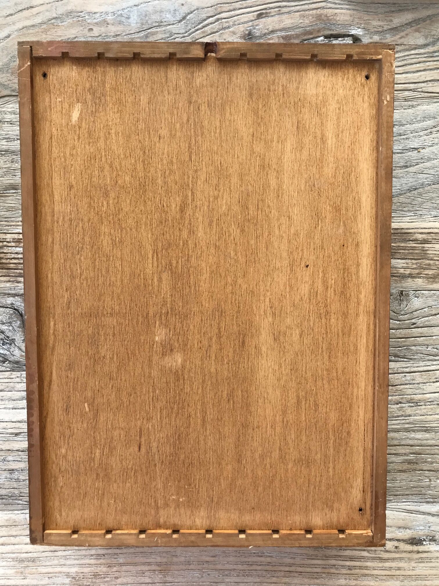 Wooden workshop locker