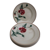 Lot de 6 assiettes à dessert en céramique