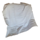Grande Taie Monogrammée – Pur Coton & Broderie Relief – Début XXe