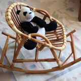 Child rattan rocking chair