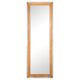 Large mirror in patinated solid wood (186 x 65 x 6cm)