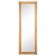 Large mirror in patinated solid wood (186 x 65 x 6cm)