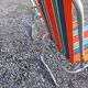 2 folding armchairs camping or beach vintage 1970