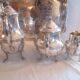 Service a cafe/the 5 pieces met.argente quadripode styl louis xv