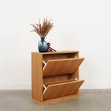 Oak shoe cabinet, Scandinavian design
