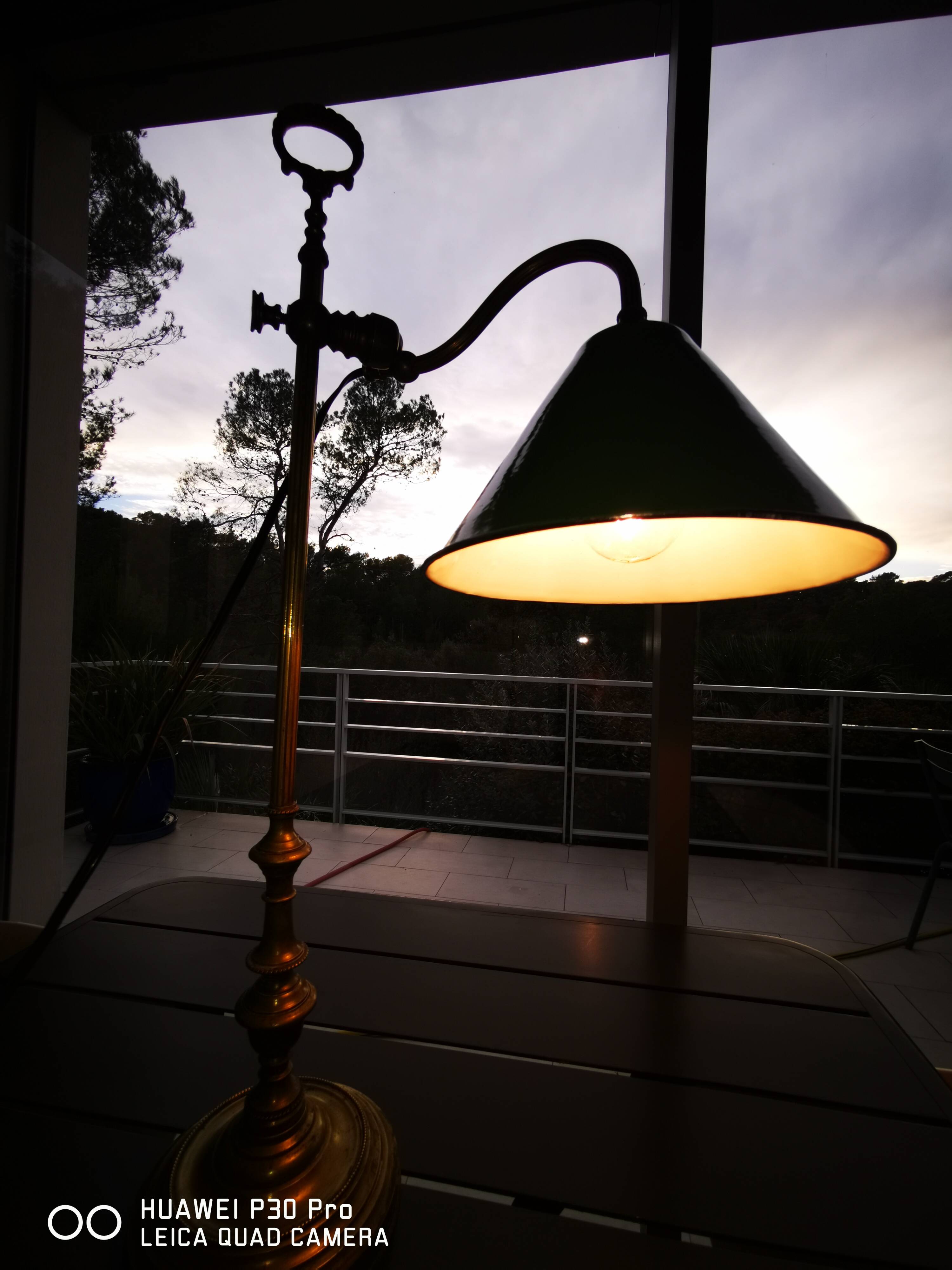 Old Quinquet type watchmaker's lamp