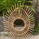 Rattan sun mirror 70'