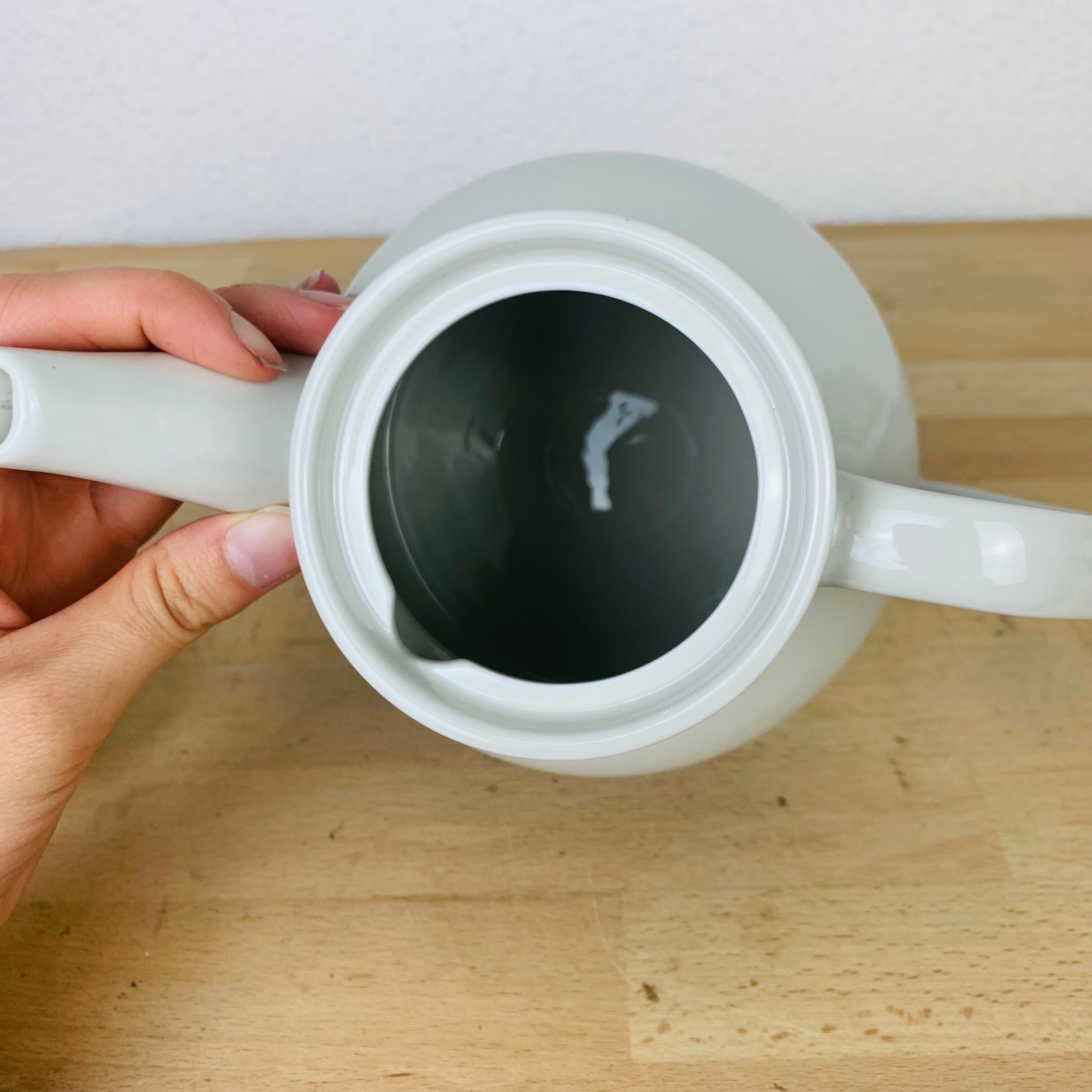 Service à thé théière 6 tasses céramique Koka par Rörstrand Suède, scandinave