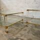 Pair of sofa ends and coffee table Pierre Vandel in altuglas