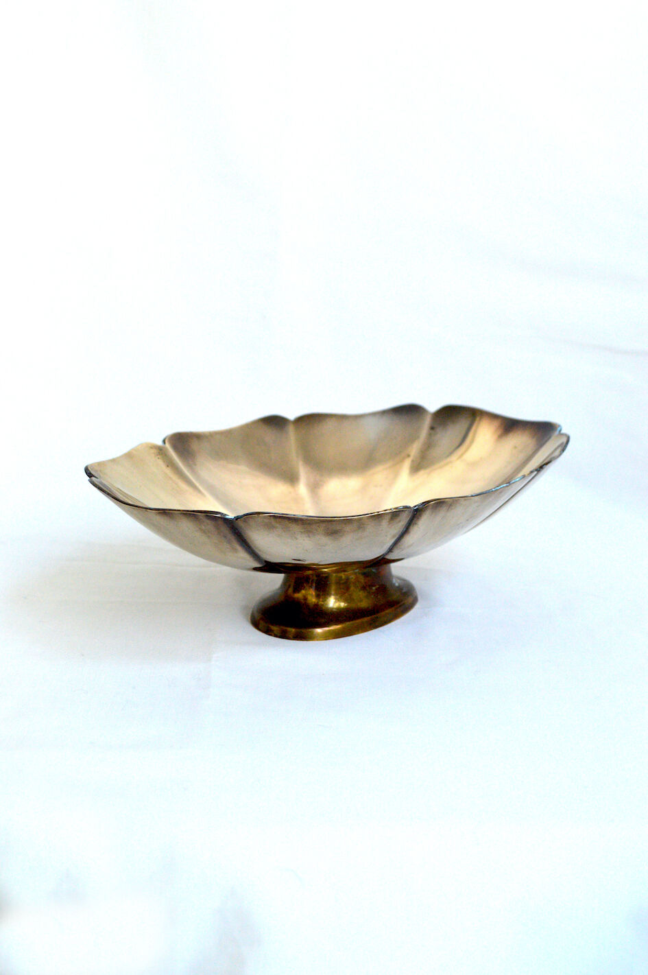 Coupe vintage en laiton