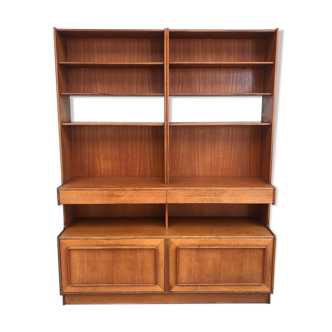 Vtg rare 70s mcintosh forfar teak  wall unit sideboard