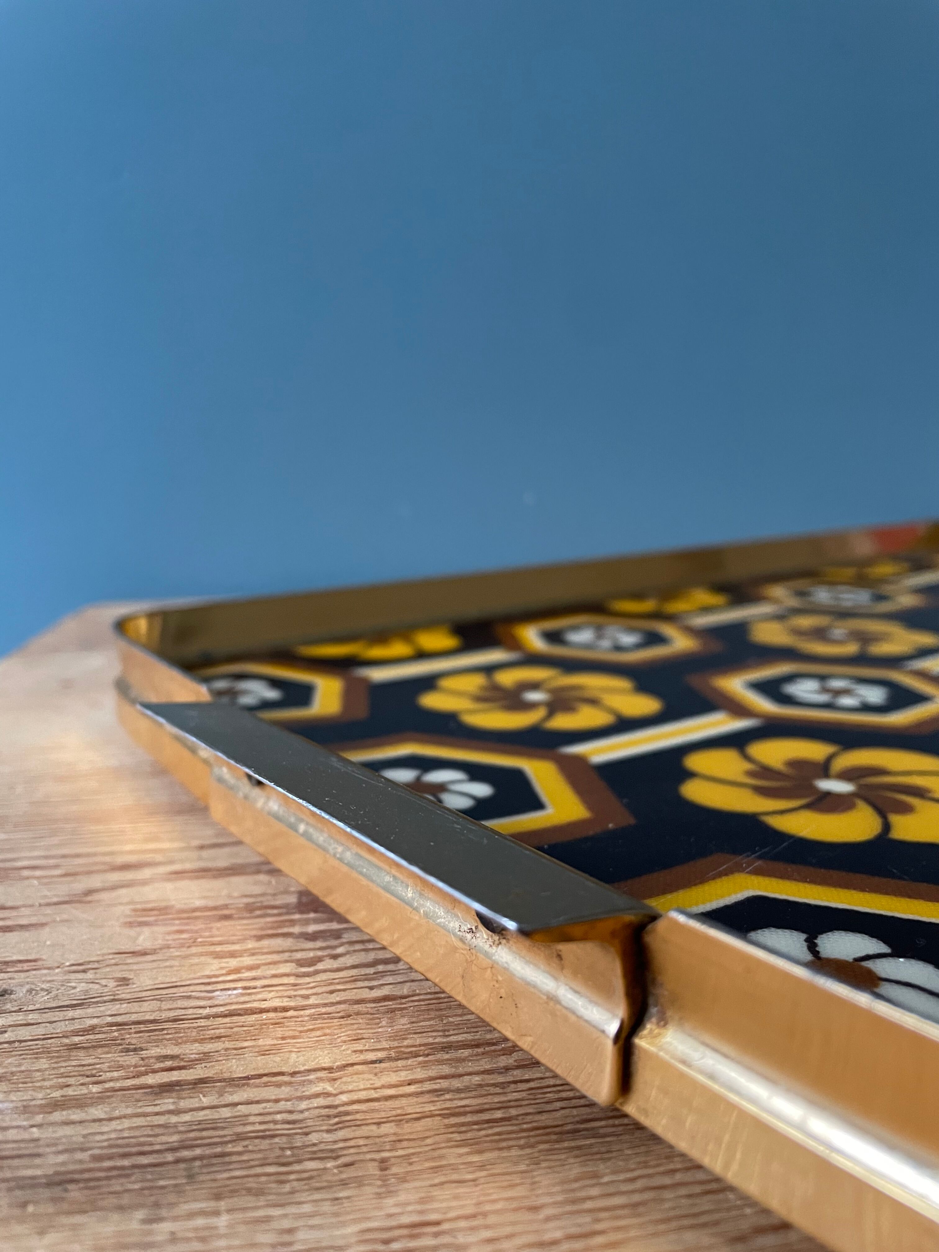 Vintage kitchen tray 1970