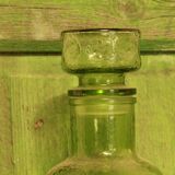 Carafe vintage en verre style empoli