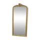 Antique Louis Philippe mirror with gilded pediment - 191 x 90 cm