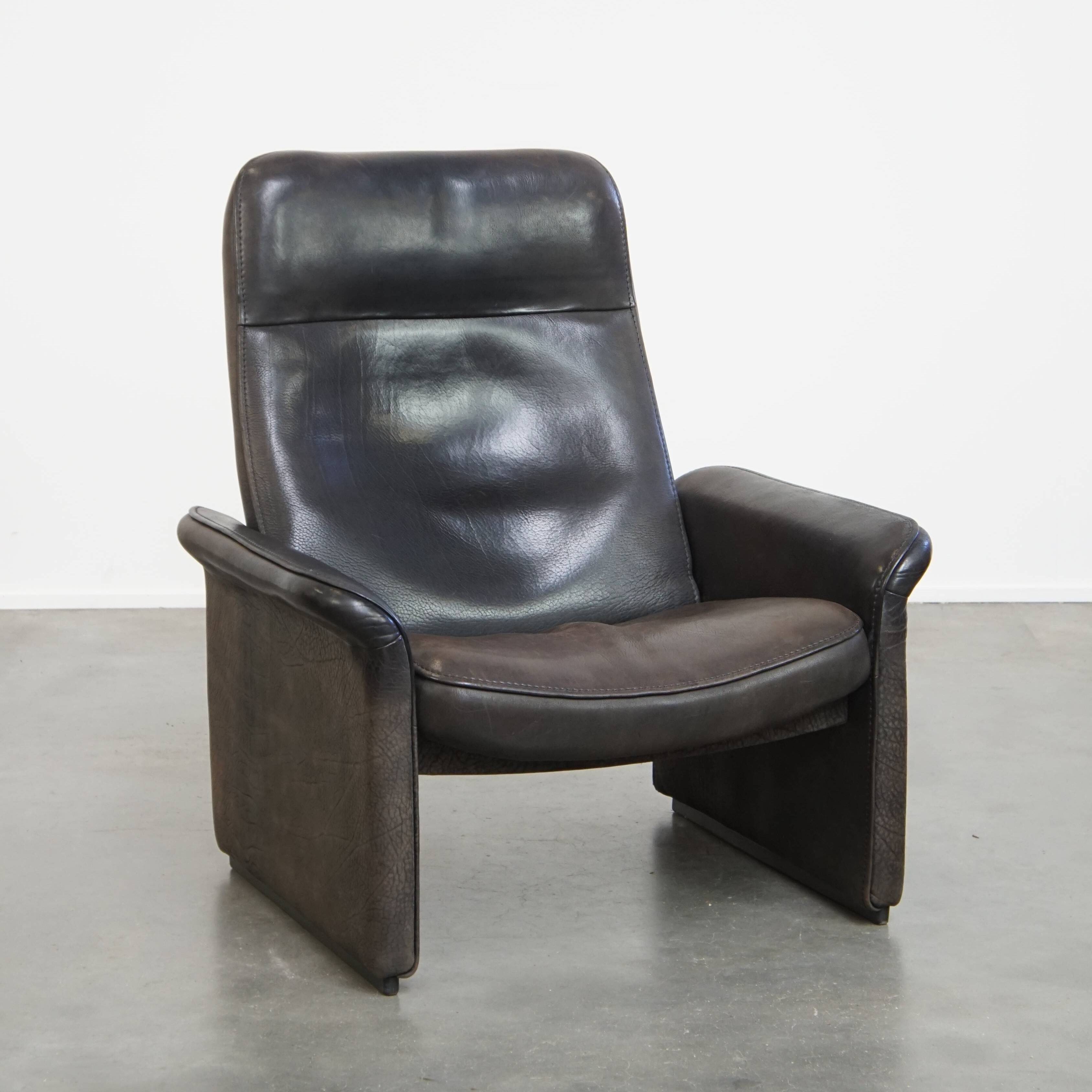 Vintage Leather Design Armchair by De Sede, Model DS50