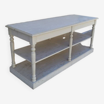 Drapery store table, old fir craft -2m