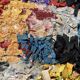 Colorful Boucherouite Moroccan rug - 141 x 240 cm