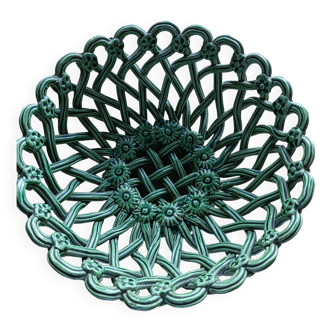 Corbeille coupe céramique tressée Paul Pichon Uzès