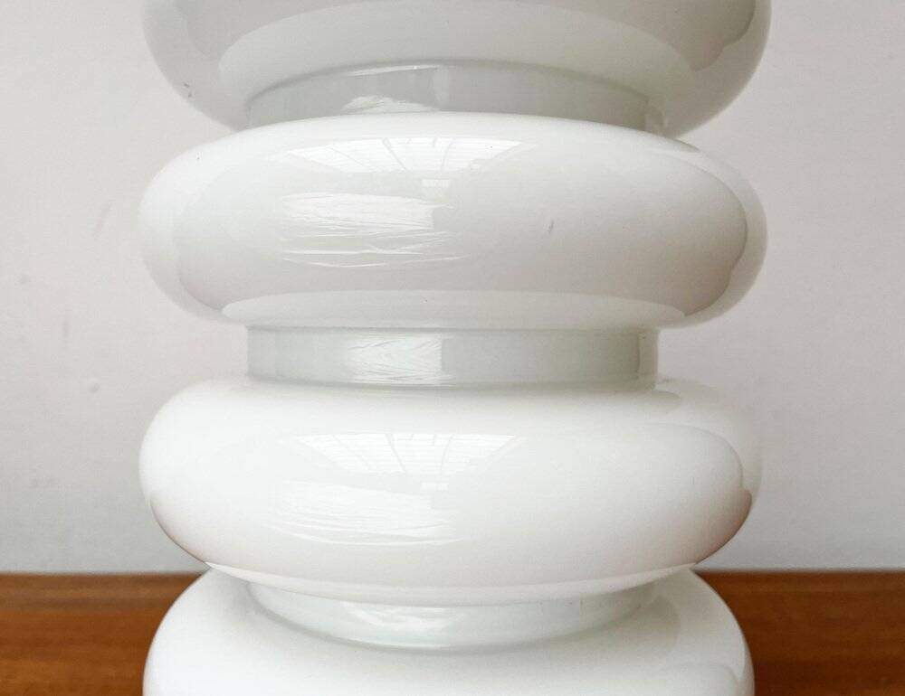 Space age glass table lamp from the mid-century by Carlo Nason for JBS, 1960s.