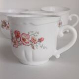 Arcopal floral coffee cups