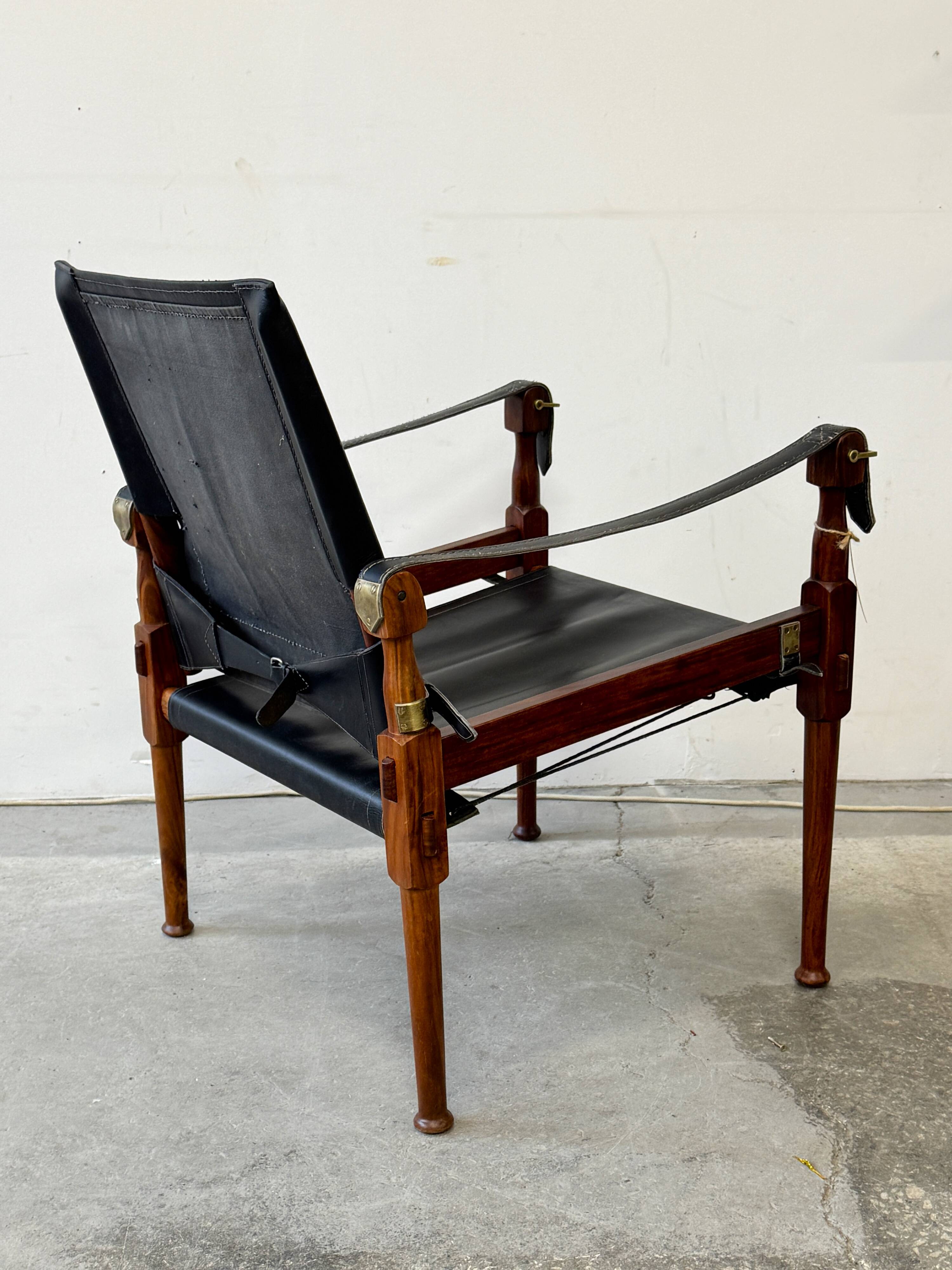 Safari Armchair, M. Hayat & Bros, Pakistan, 1970s, vintage