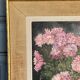 Oil on panel by r fescheux still life bouquet of flowers
