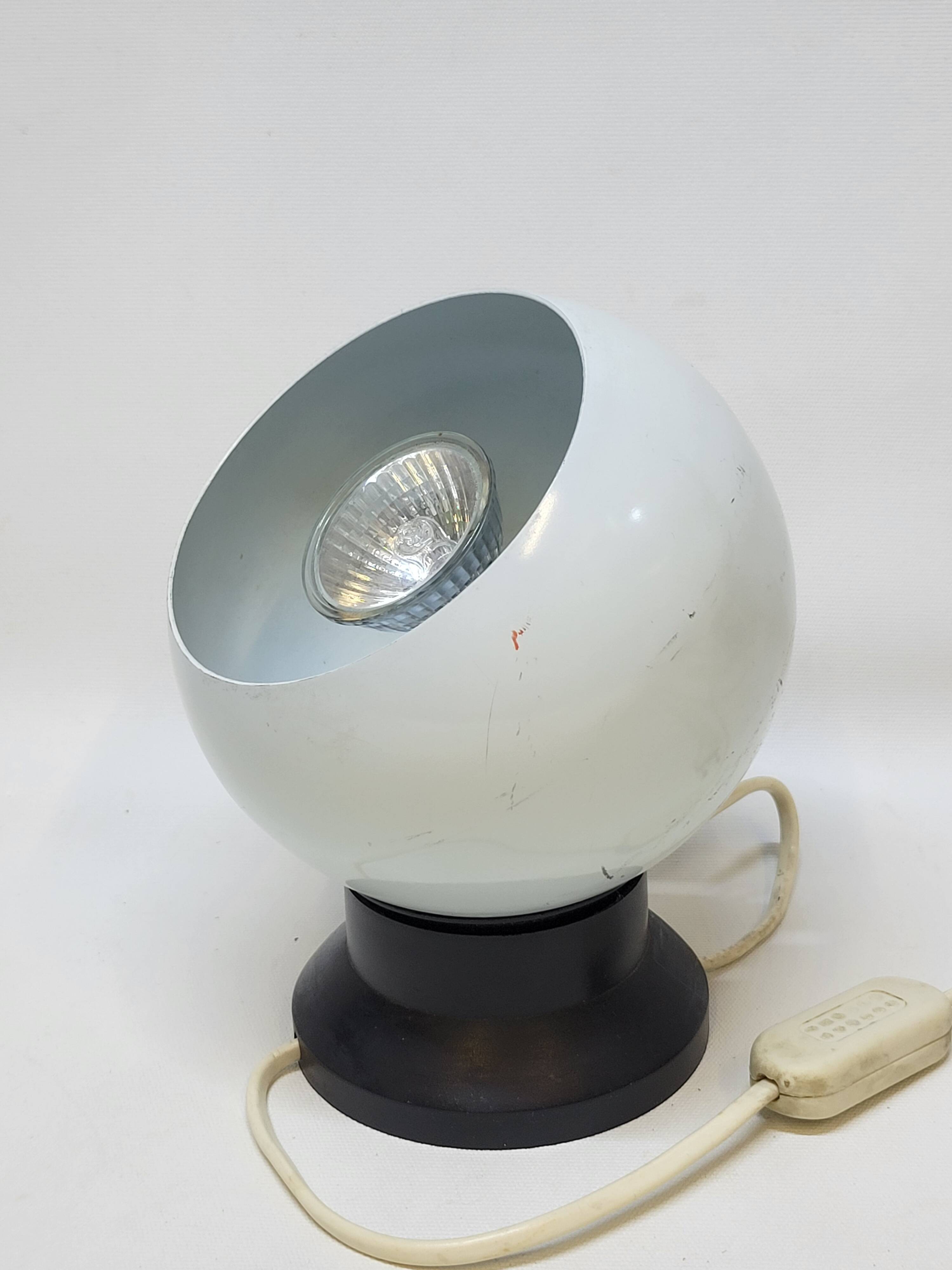 Magnetic Ball Lamp Horn Belysning White Eyeball Vintage Scandinavian Dane