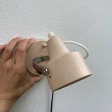 Delmas beige metal wall light, 1970