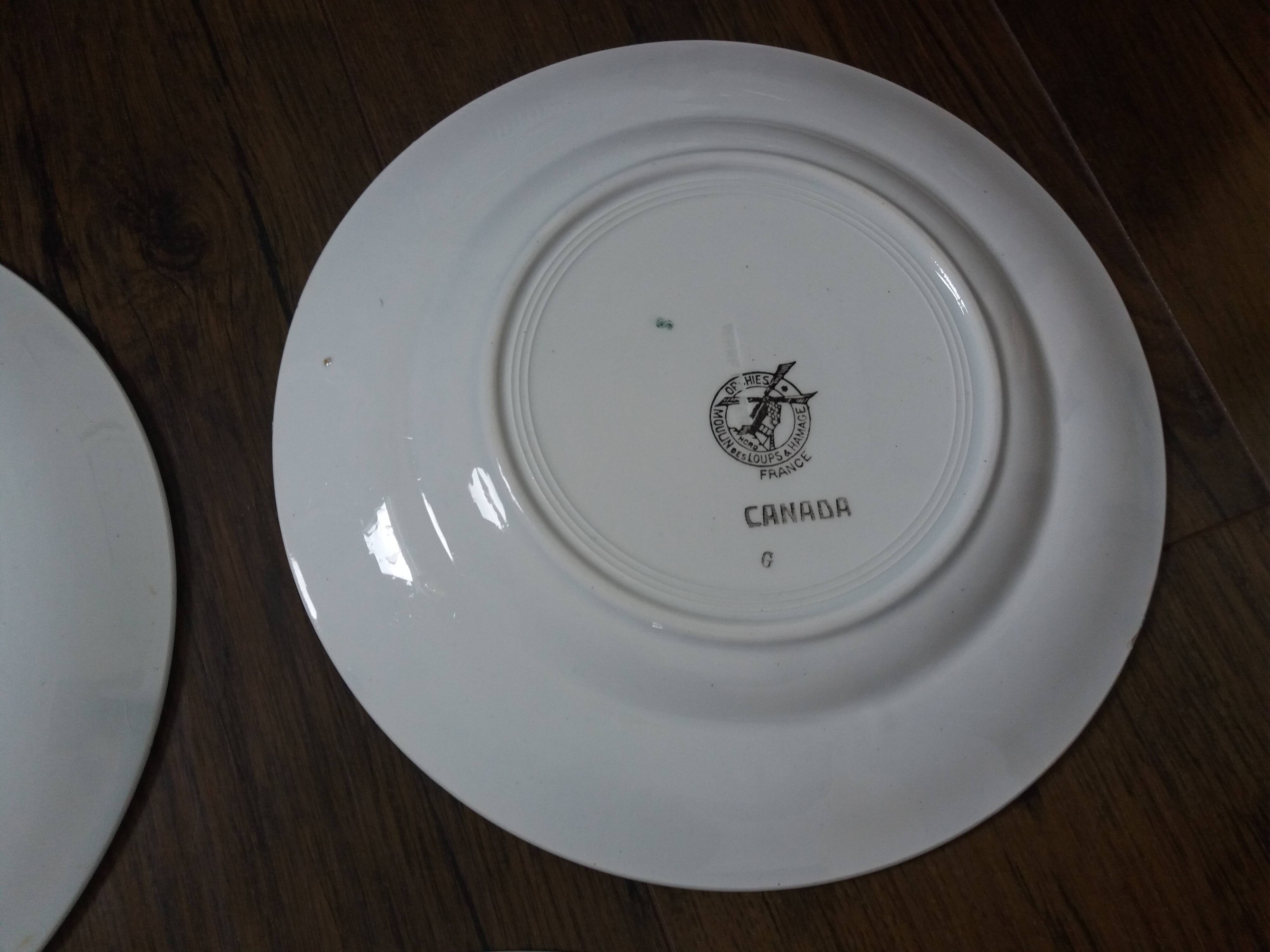 Flat plates Moulin des Loups and Hamage, Orchies, Canada, iron land