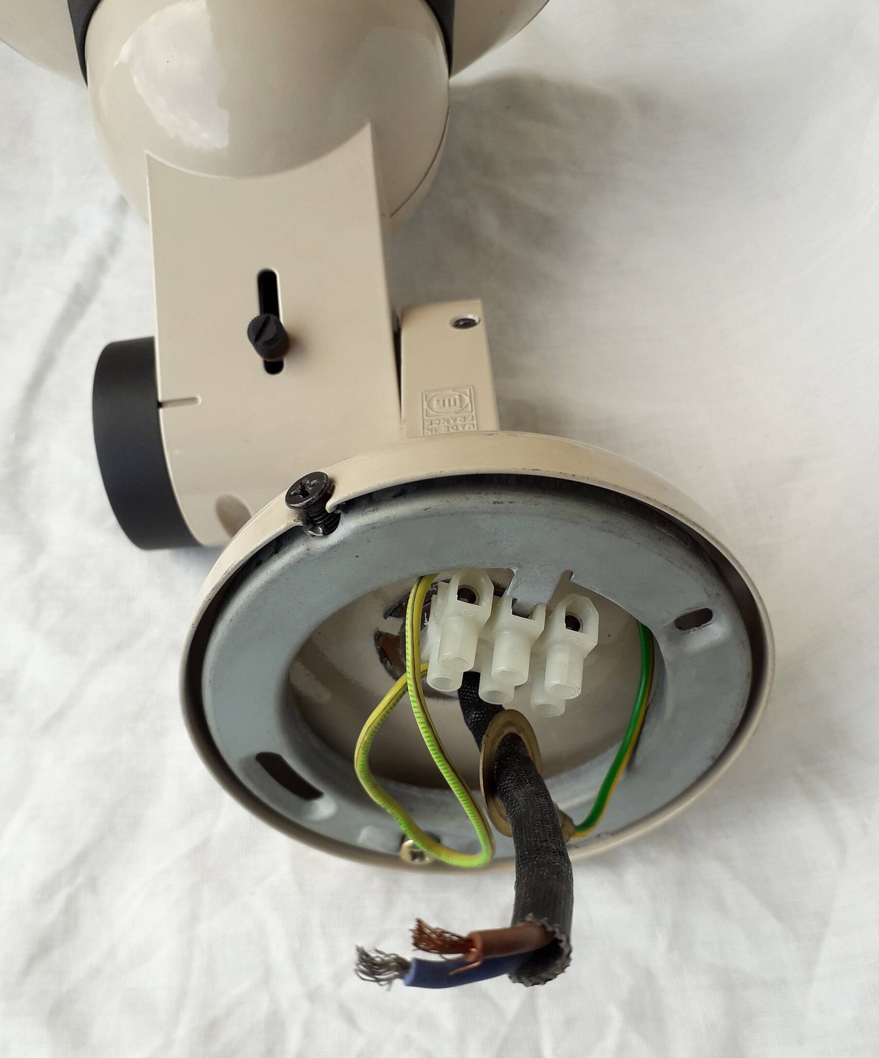 Pair of adjustable spotlight wall lights