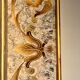 Antique mirror with parecloses and eglomised glass 18th century style