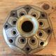 Ceramic flower-base vase