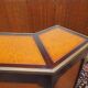 English Chesterfield mahogany bar fully upholstered in leather