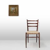 Realistic oil painting with baroque frame by Jan Berkhout (1937), The Netherlands